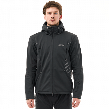 Мототолстовка DF URBAN Man Black с защитой