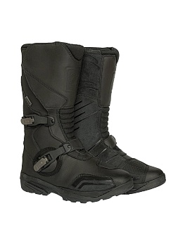 Мотоботы DIMOX ADVENTURE Fortress boots, черный кожа мужской 