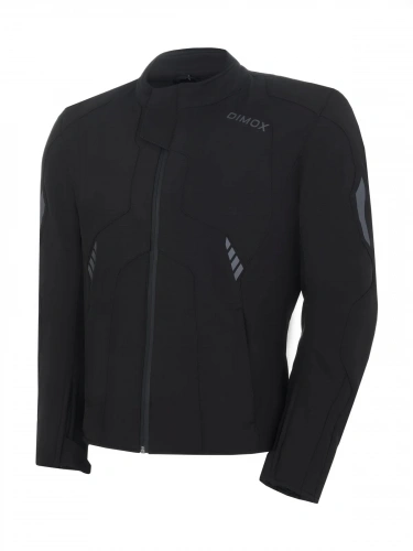 Куртка DIMOX Dark Night Tex Tour TJ-0584 SOFTSHELL, черный Текстиль мужской