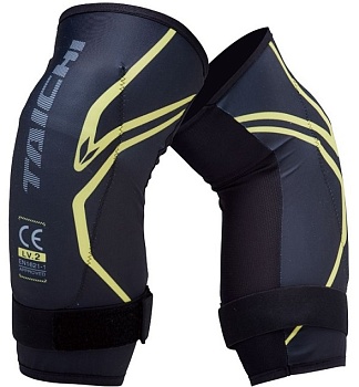 Наколенники Taichi STEALTH CE(LV2) KNEE GUARDS Black/Yellow