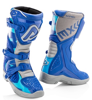 Мотоботы детские Acerbis X-TEAM KID JR Blue/Grey