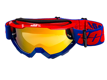 Очки кроссовые 100% STRATA MX Replica Blue-Red