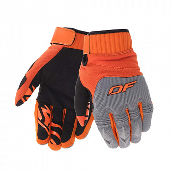 Перчатки DF ENDURO Gray-Orange-Black