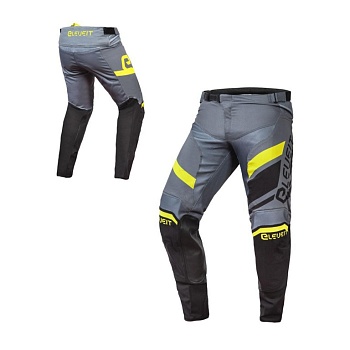 Мотоштаны кросс-эндуро ELEVEIT X LEGEND, grey/black/fluo текстиль муж. 30