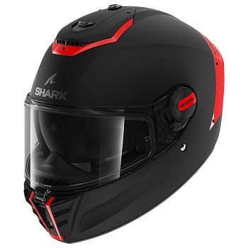 Шлем SHARK SPARTAN RS BLANK MAT Black/Red/Black