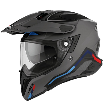 Мотошлем AIROH COMMANDER FACTOR, ANTHRACITE MATT