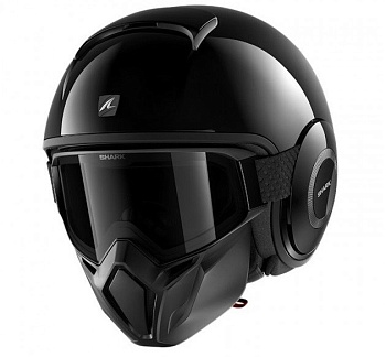 Шлем SHARK STREET DRAK BLANK Black Glossy