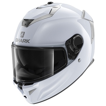 Шлем SHARK SPARTAN GT BLANK BCL. MICR. White/Silver Glossy