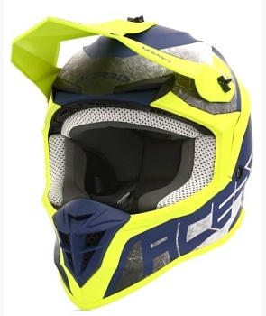 Шлем Acerbis LINEAR Yellow/Blue