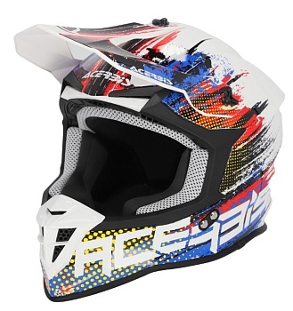 Шлем Acerbis LINEAR 22-06 White/Blue/Red