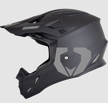 Мотошлем SOMAN M11, matte black