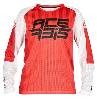 Джерси детское Acerbis MX J-WINDY FIVE KID VENTED Red/White
