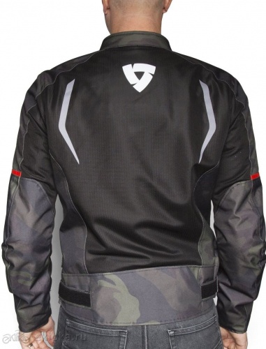 Revit Мотокуртка Torque, black-army green