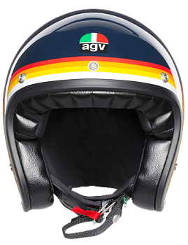 Шлем AGV X70 MULTI Riviera Blue/Rainbow (Модель 2020г.)
