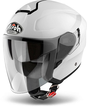 Мотошлем AIROH HUNTER COLOR, WHITE GLOSS