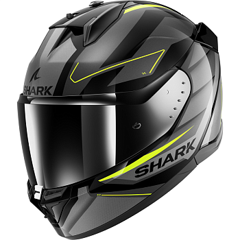 Шлем Shark D-SKWAL 3 SIZLER Black/Anthracite/Yellow