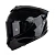 Мотошлем SOMAN SM961-S, black-black spoiler