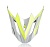 Козырёк Acerbis для шлема PROFILE 4.0 Grey/Yellow
