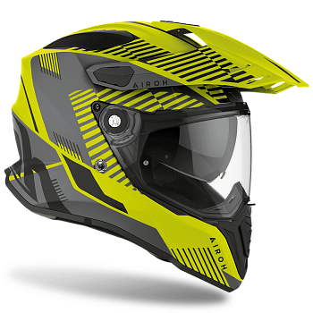 Мотошлем AIROH COMMANDER BOOST, YELLOW MATT