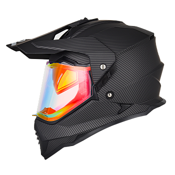 Мотошлем SOMAN M10, carbon fiber gray