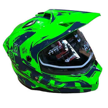 Шлем детский AiM JK802Y  Green/Blue