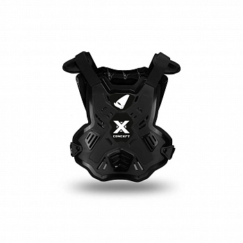 Защита панцирь UFO X-CONCEPT CHEST PROTECTOR (без плеч) 2025, Black/White, OS (BP03001#K)