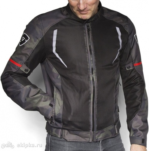 Revit Мотокуртка Torque, black-army green