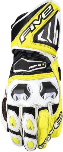 Мотоперчатки Five RFX1, white/yellow fluo