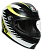 Шлем AGV K-6 TOP Rapid 46 Matt Black/White/Yellow