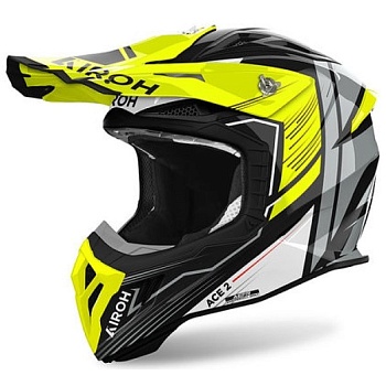 Мотошлем AIROH AVIATOR ACE 2 GROUND, YELLOW GLOSS