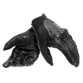 Перчатки кожанные Dainese X-RIDE GLOVES BLACK/BLACK