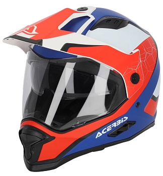 Шлем Acerbis REACTIVE 22-06 White/Blue/Red