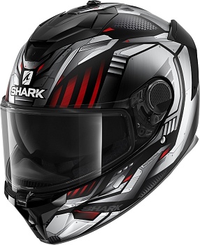 Шлем SHARK SPARTAN GT REPLIKAN MAT DD-Ring Chrome Silver
