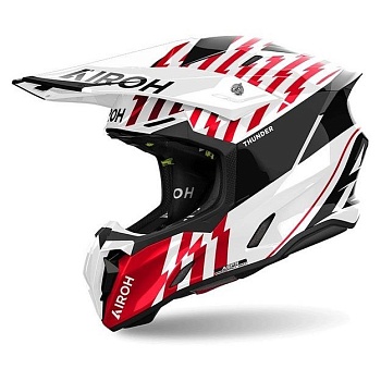 Мотошлем AIROH TWIST 3 THUNDER, RED GLOSS