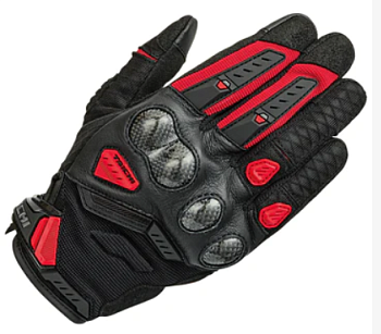 Перчатки комбинированные женские Taichi VELOCITY MESH Black/Red