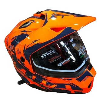 Шлем детский AiM JK802Y Orange/Blue