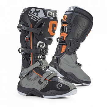 Мотоботы ELEVEIT X LEGEND grey/orange, grey/orange муж 