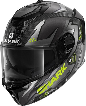 Шлем SHARK SPARTAN GT CARBON URIKAN Mat Black/Grey