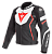 Куртка кожанная Dainese AVRO 4 LEATHER JACKET BLACK-MATT/WHITE/FLUO-RED