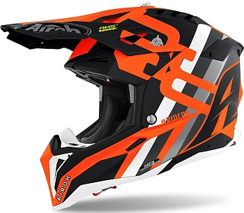 Мотошлем AIROH AVIATOR 3 RAINBOW, ORANGE MATT