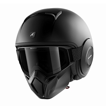 Шлем SHARK STREET DRAK BLANK MAT Black