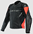 Куртка кожанная Dainese RACING 4 LEATHER JACKET BLACK/FLUO-RED