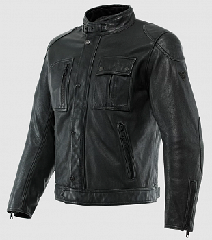 Куртка кожанная Dainese ATLAS LEATHER JACKET BLACK