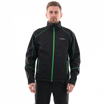 Куртка Explorer Black-Green мужская, Softshell