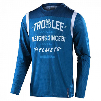 Мотоджерси Troy Lee Designs GP Air Jersey Roll Out Slate Blue