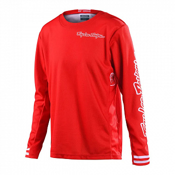 Мотоджерси подростковая Troy Lee Designs Youth GP Jersey Mono Red