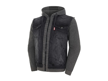 Куртка DIMOX Denim Jacket DJ-10, черный Джинса черный унисекс