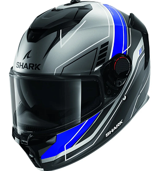 Шлем Shark SPARTAN GT PRO TORYAN MAT Anthracite/Blue/Black
