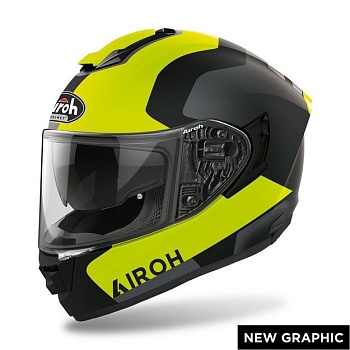 Мотошлем AIROH ST.501 DOCK, YELLOW MATT