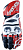 Мотоперчатки Five RFX Race, бело-красные2021